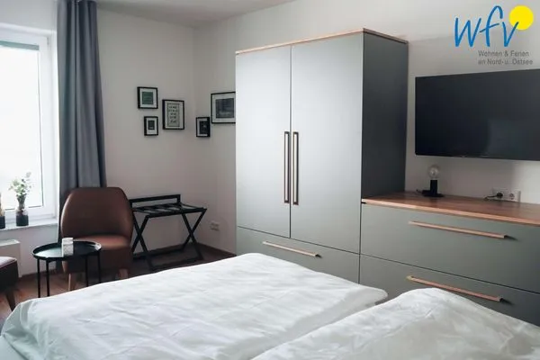 Schlafzimmer Appartement-Haus Regina Ferienwohnung zehn