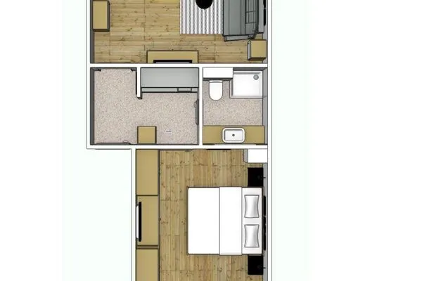 Grundriss Appartement-Haus Regina Ferienwohnung zehn