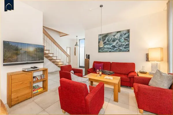 Wohnzimmer  Ferienhaus Lotsenstieg 13 a
