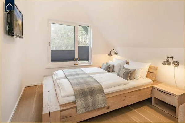 Schlafzimmer  Ferienhaus Lotsenstieg 13 a