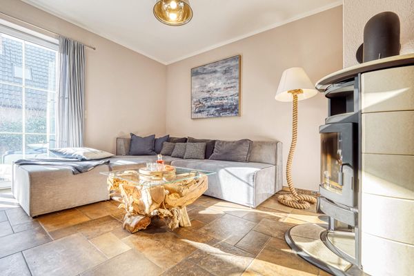  Strandwiese 12 Haus Strandgut Zingst - Wohnzimmer
