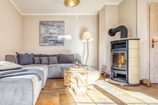  Strandwiese 12 Haus Strandgut Zingst - Wohnzimmer