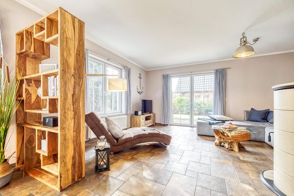  Strandwiese 12 Haus Strandgut Zingst - Wohnzimmer