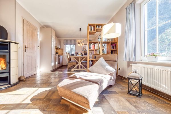  Strandwiese 12 Haus Strandgut Zingst - Wohnzimmer