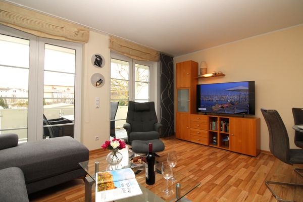  Appartementhaus Eichsfeldia Fewo 8 Kühlungsborn-West - Wohnzimmer