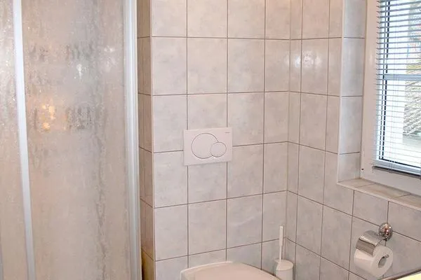 Dusche im Bad  Haus auf dem Reff W8