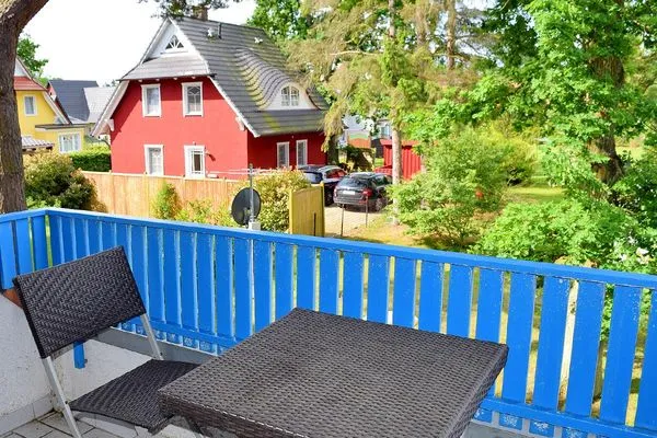 Blick vom Balkon  Knutt im Mühlenpark