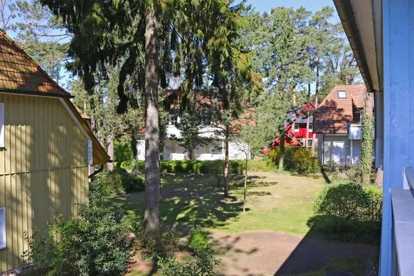 Blick vom Balkon ins Grüne Waldsiedlung Waldsiedlung W8.4