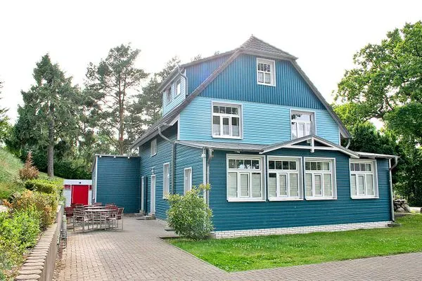Aussansicht des Hauses mit Terrasse auf der Südseite Katharinas Ferienhaus Wohnung 3