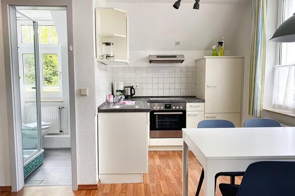 Küche und Bad Katharinas Ferienhaus Wohnung 3