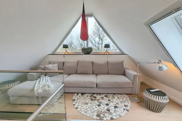 heller Wohnraum mit toller Aussicht auf die Nachbarwiesen Haus Gretchen Galerie
