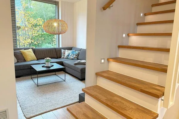 Treppe ins Obergeschoß  Achternhus Fiete