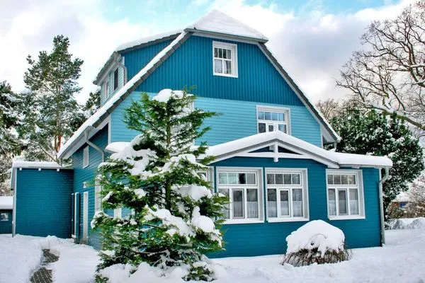 Ansicht Katharinas Ferienhaus im Schnee Katharinas Ferienhaus Wohnung 4
