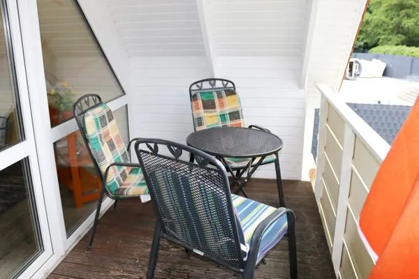 möblierter Balkon (Loggia)  Hinter den Dünen - W87