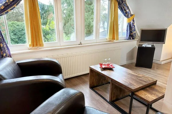 Fernsehecke im Zimmer Haus Kleist Zimmer 2