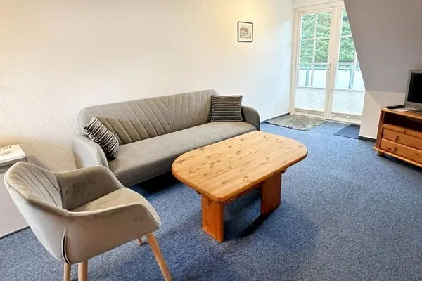 Zugang zum Zimmer über eine Außentreppe Haus Kleist Zimmer 5