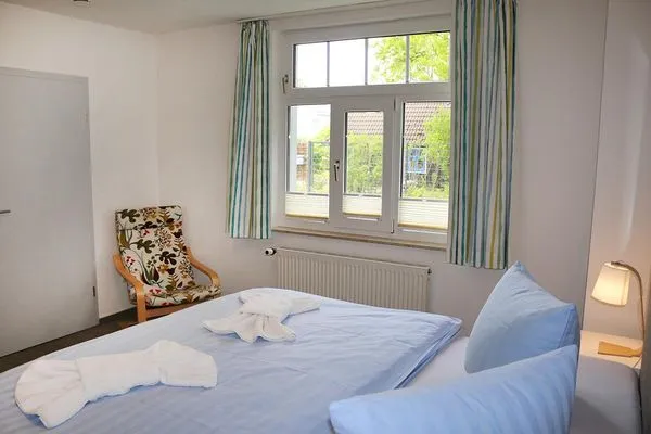 Verdunklung an den Fenstern Katharinas Ferienhaus Wohnung 2