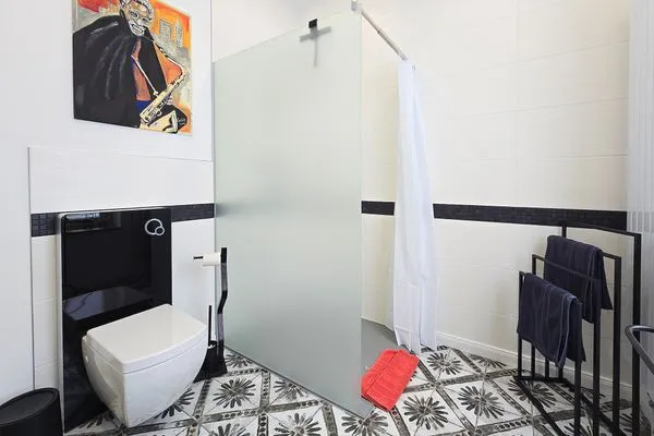 Badezimmer  Villa Seestern, Fewo 2 - Meerblick pur!