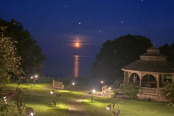 Garten  Villa Seestern, Fewo 2 - Meerblick pur!