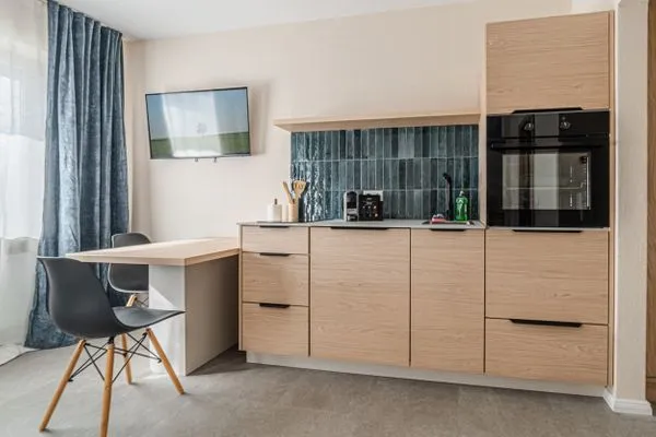 Küche / Küchenzeile  Ferienwohnung Ostseekoje Eckernförde | Deine Auszeit: Strand- & stadtnah