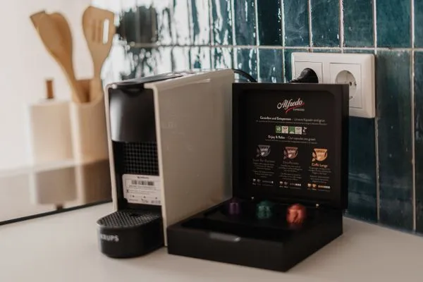 Küche / Küchenzeile  Ferienwohnung Ostseekoje Eckernförde | Deine Auszeit: Strand- & stadtnah