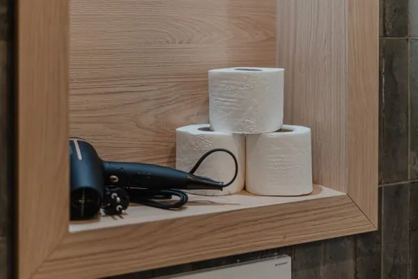 Badezimmer  Ferienwohnung Ostseekoje Eckernförde | Deine Auszeit: Strand- & stadtnah