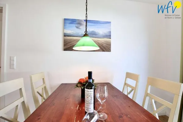 Essbereich Villa Drees Ferienwohnung 4