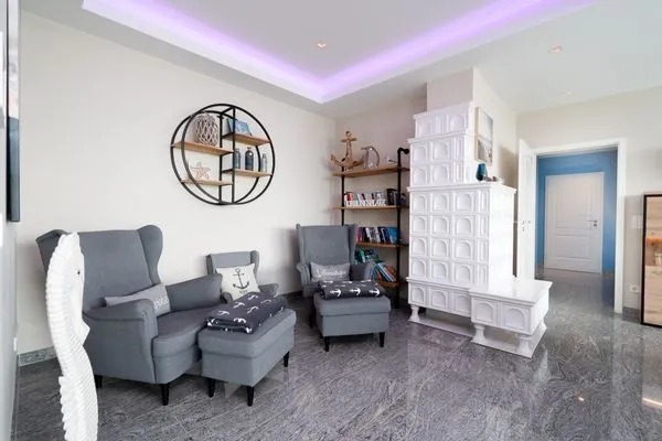 Wohnzimmer Ferienpark Sierksdorf App.827 - Penthouse