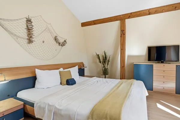 Schlafzimmer  Haus Berlin, Whg. Muschel Maisonette