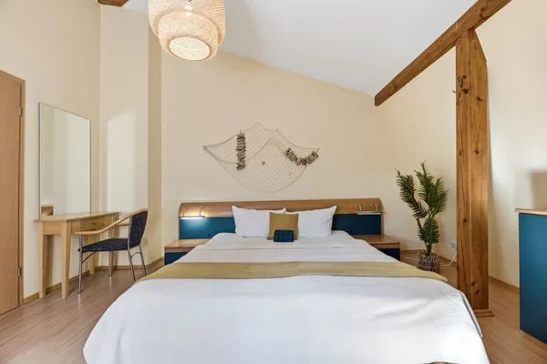 Schlafzimmer  Haus Berlin, Whg. Muschel Maisonette