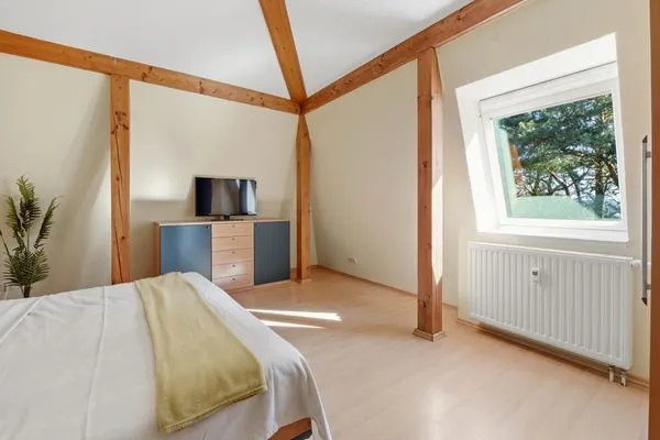 Schlafzimmer  Haus Berlin, Whg. Muschel Maisonette