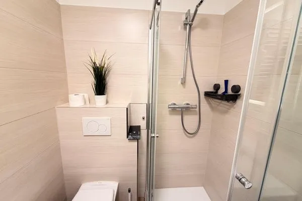 Badezimmer Ferienpark Sierksdorf Meeresblick