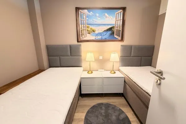 Schlafzimmer Ferienpark Sierksdorf Meeresblick