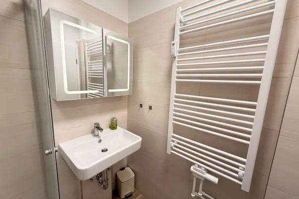 Badezimmer Ferienpark Sierksdorf Meeresblick