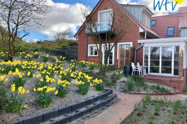 Fassade / Eingang Haus Nordland Ferienwohnung Dünenkoje