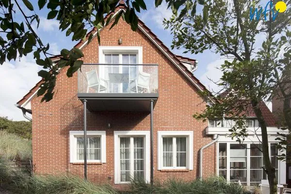 Hauptansicht Haus Nordland Ferienwohnung Dünenkoje