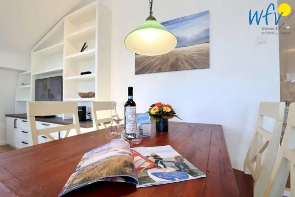 Essbereich Villa Drees Ferienwohnung 12