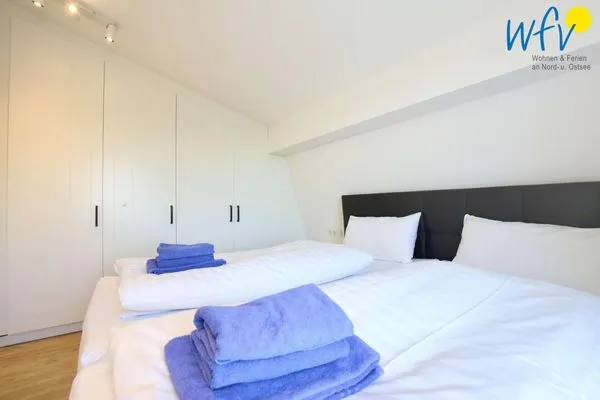 Schlafzimmer Villa Drees Ferienwohnung 12
