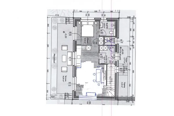 Ground floor plan  Lasserhäusl by Alpenidyll Apartments