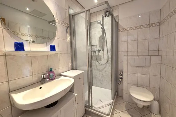 Badezimmer  Fürstenhof App. 405 - mit Balkon und Meerblick