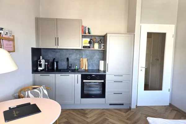 Küche / Küchenzeile  Alter Reichshof, App. 303 mit Meerblick und Balkon