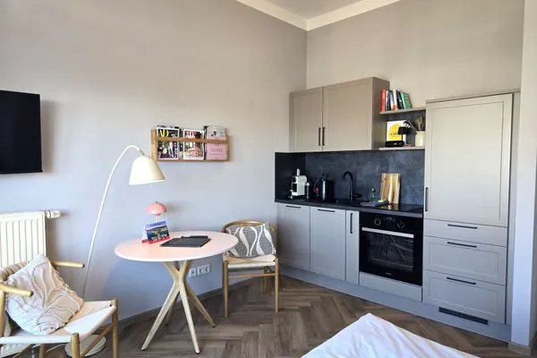 Küche / Küchenzeile  Alter Reichshof, App. 303 mit Meerblick und Balkon