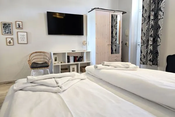 Schlafzimmer  Fürstenhof, App. 304 - Erste Reihe am Meer