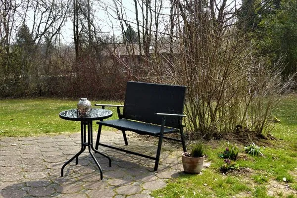 Terrasse  Ferienhaus  Abendgold