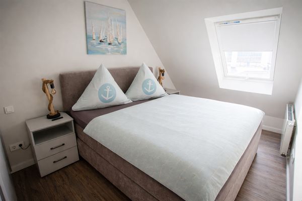  Dachluke Norderney - Schlafzimmer