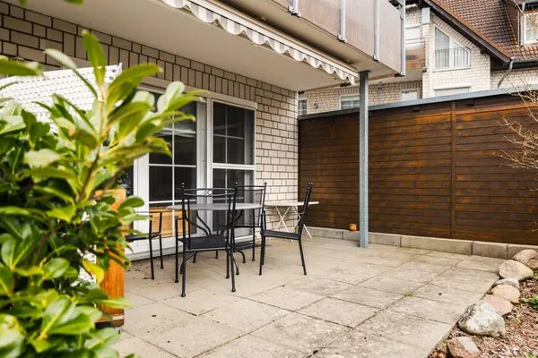 Terrasse  Wohnung Saphir