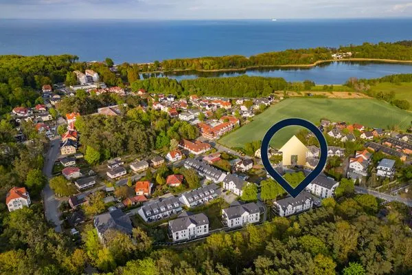 Vogelperspektive  Ferienwohnung Blaubarschbude