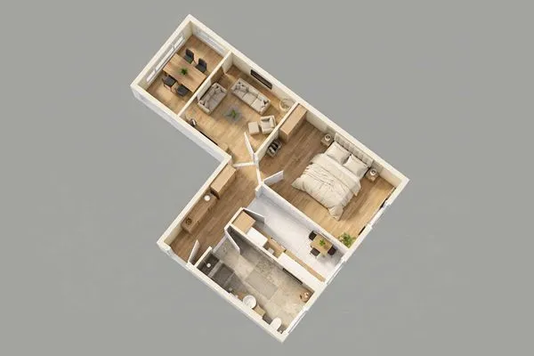 Grundriss  Villa Ute Whg. Vanessa