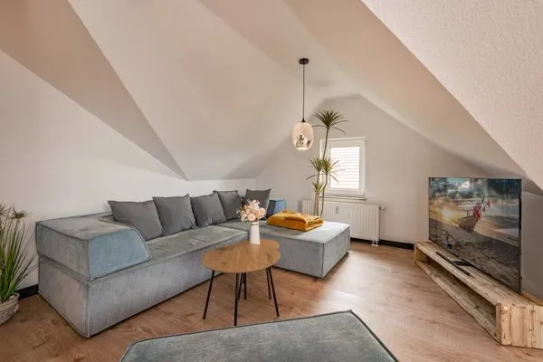 Wohnzimmer  Ferienwohnung Dock12C