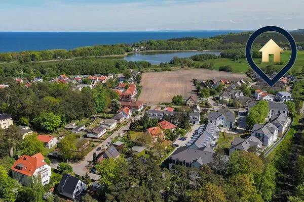 Vogelperspektive  Ferienwohnung Dock12C